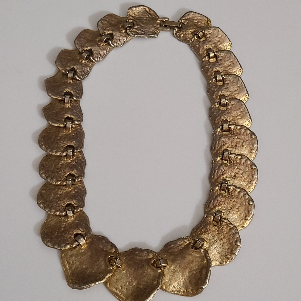 Vintage Kjl Gingko Leaves Necklace Kenneth Jay La… - image 7